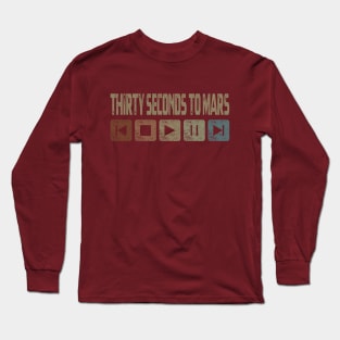 Thirty Seconds To Mars Control Button Long Sleeve T-Shirt